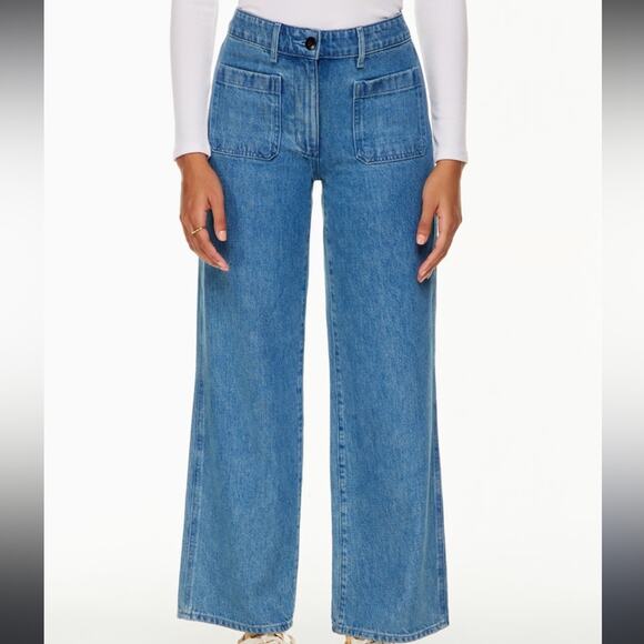 Aritzia Wilfred Free Adrift Jean Size 4 - Picture 4 of 13